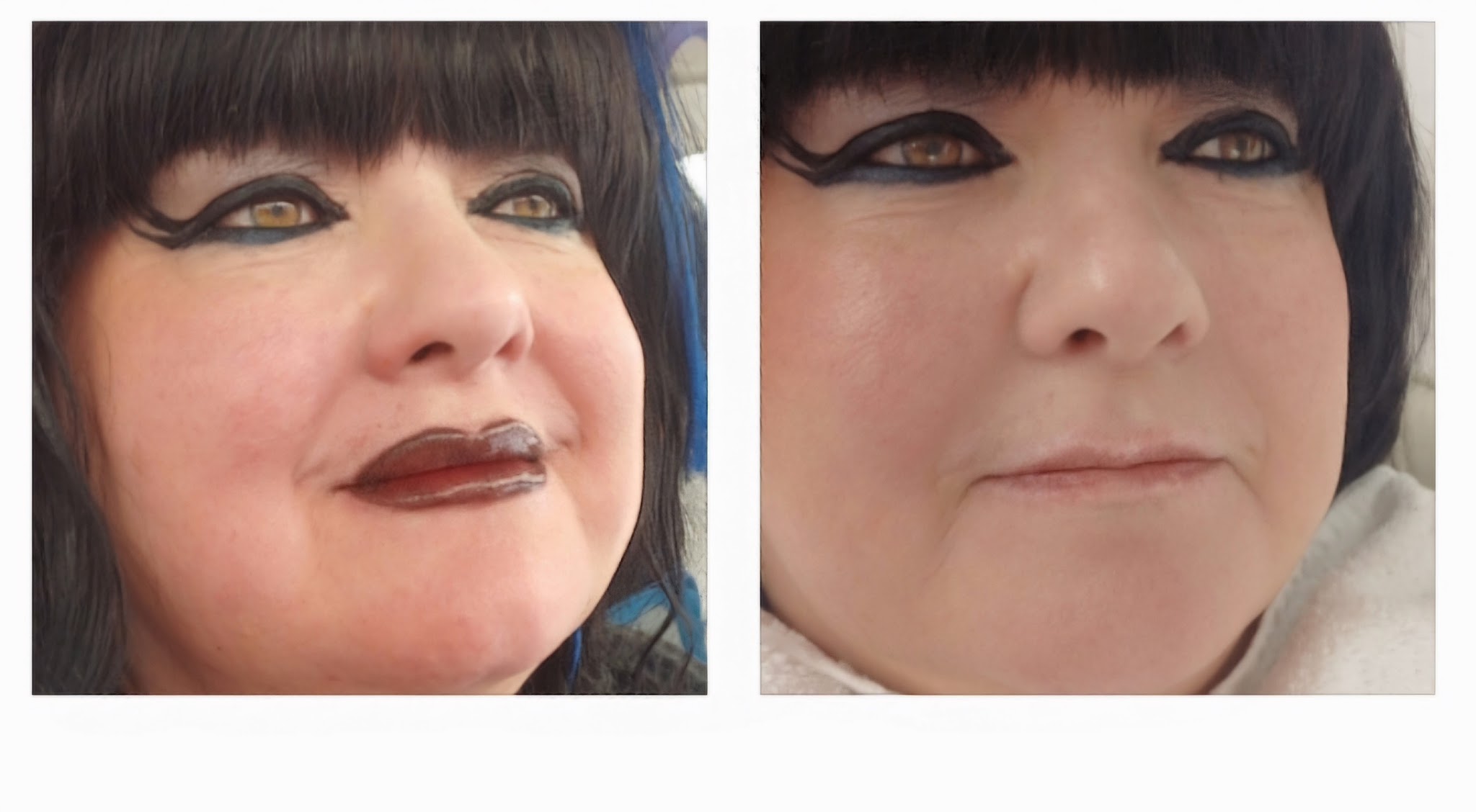 Two client photographs shared by Wow the Brow PMU